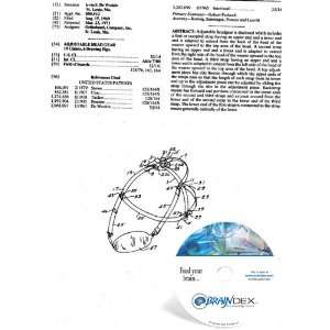  NEW Patent CD for ADJUSTABLE HEAD GEAR 