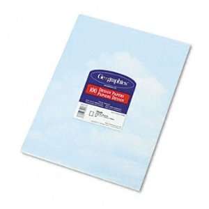  Geographics 46887   Design Paper, 24 lbs., Clouds, 8 1/2 x 