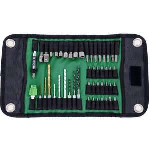  Hitachi 50 piece Drill and Drive Set with Roll Mat