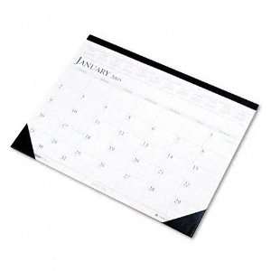  House of Doolittle : Two Color Monthly Desk Pad Calendar 