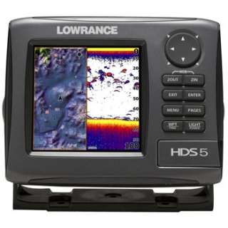 LOWRANCE HDS5 GEN2 83/200KHZ FISHFINDER/GPS CHARTPLOTTER COMBO LAKE w 