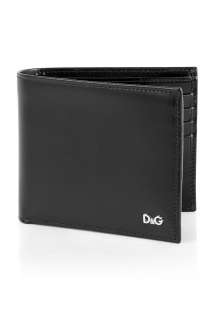 Black Smooth Leather Logo Wallet by D&G Dolce & Gabbana