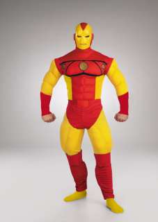 Adult Iron Man Full Muscle Costume   Iron Man Costumes   15DG5219