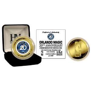   Magic 20Th Anniversary 24Kt Gold Commemorative Coin