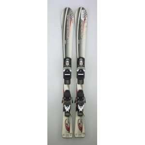  Used Rossignol JR Edge Kids Snow Skis Red with Binding 