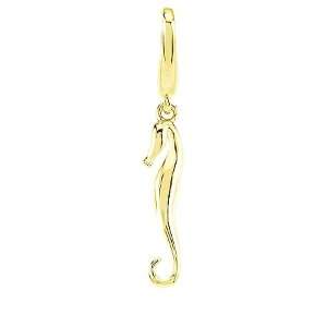 Gold Fashion Seahorse Charm White gold Jewelry