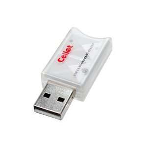  White Micro SD USB Card Reader 