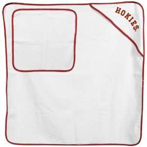   White Logo Hooded Towel & Washcloth Set 