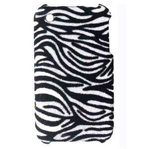   silver/black zebra print Slim Fit Case for Apple I Phone iPhone 3GS