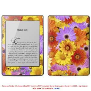  Protective Decal Skin sticker for  Kindle 4 Generation (5 