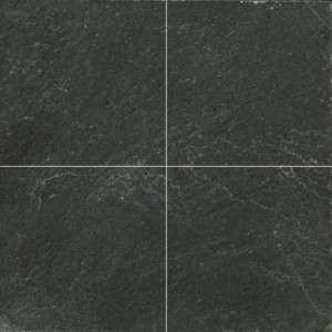 Slate Tile Emser Midnight Black 12 x 12 Calibrated Gauged  