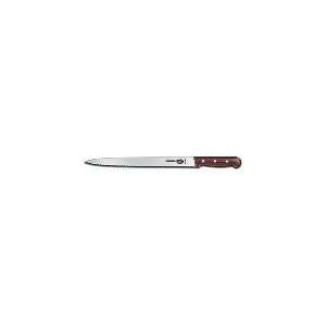 Forschner / Victorinox Slicer, 12 in Wavy, 1 1/8 in at Rosewood Handle 