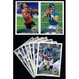  2011 Topps Jacksonville Jaguars Complete Team Set of 9 cards 