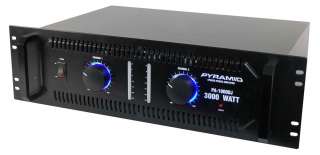 PYRAMID 3000 Watts Stereo Power Amplifier PA1000DJ  