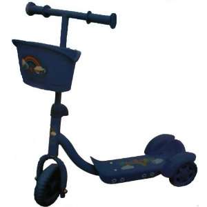    Blue Mini Scooter for Kids 3 wheel Scooter