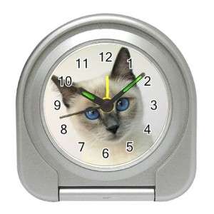 Siamese Cat Pet Animal Fashion Travel Alarm Clock New  