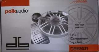 NEW POLK AUDIO DB6501 6.5 CAR SPEAKER COMPONENT SYSTEM 047192112814 