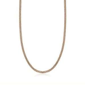  18kt Two Tone Gold Five Strand Necklace: Jewelry