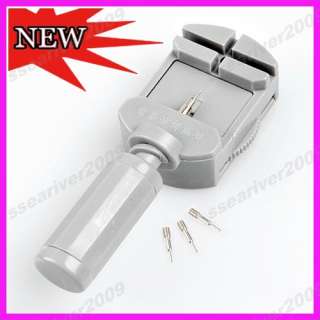 Gray Watch Band Remover Strap Link Pins Adjustment Tool  