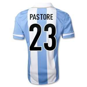  adidas Argentina 11/12 PASTORE Home Soccer Jersey Sports 