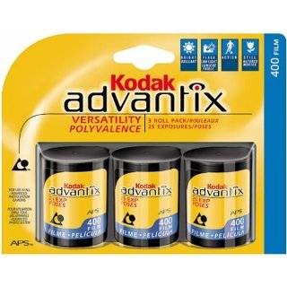 Kodak Advantix 400 Speed 25 Exposure APS Film (3 Pack) by Kodak