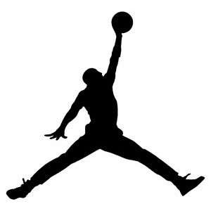  Air Jordan Nike Jumpman Logo Vinyl Sticker Decal Black 9 