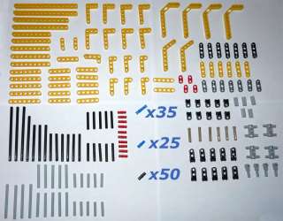 LEGO Technic Mindstorms NXT BULK 280 pieces, liftarms, axles, pins 