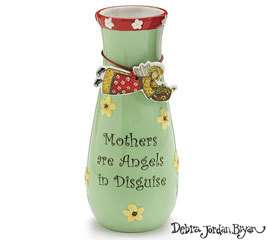 Mothers are Angels In Disguise Flower Vase Flowerpot  