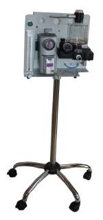 Veterinary Small Animal Anesthesia Machine Mobile with trolley can be 
