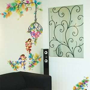  Wall Deco Sticker ANGEL&FLOWER 259 ECO033 
