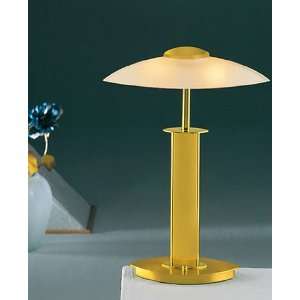 6243 Halogen table lamp   satin white, antique brass, 110   125V (for 