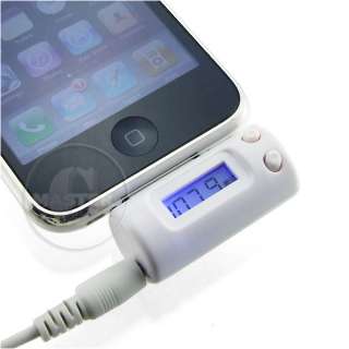  FM TRANSMITTER WIRELESS MUSIC MP3 CAR STEREO iPHONE 3G 4 4G S iPOD 