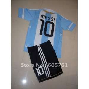   argentina home #10 messi soccer jersey football jersey soccer uniforms