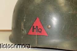 WWII ARMY M1 HELMET LINER ST CLAIR UNIFORM NAMED  