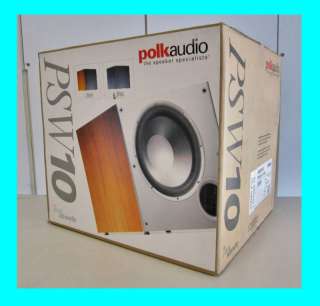 POLK AUDIO PSW10 POWERED SUBWOOFER PSW 10 SUB ★BLACK★  