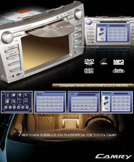 EONON E1052 7 CAR DVD PLAYER MONITOR FOR TOYOTA CAMRY USB SD 
