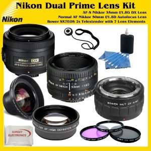  Lens Kit: Includes Nikon Normal AF Nikkor 50mm f/1.8D Autofocus Lens 