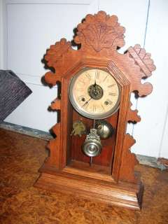 Antique Ansonia Parlor Kitchen Clock for Repair or Parts     