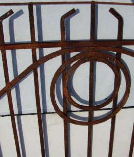 Antique Wrought Iron Panel / Railing 87.5 x 37.5  
