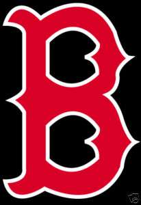 BOSTON RED SOX B LOGO 2 COLOR STICKER / DECAL MLB  