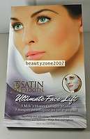 Satin Smooth Ultimate Face Lift Collagen Mask 074108241696  