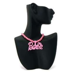   Barbie Nicki Minaj Pendant with 18 Inch Franco Chain Necklace Jewelry