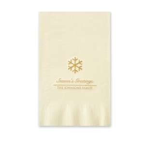   Stationery   Snowflake Holiday Guest Towel