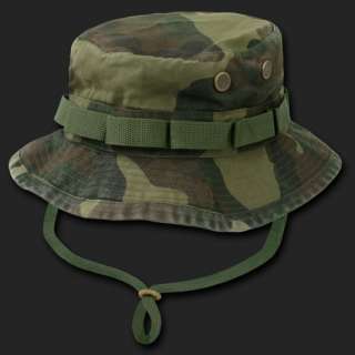   Camo Military Boonie Hunting Army Fishing Bucket Jungle Cap Hat M L XL