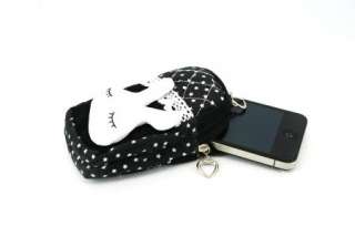 Kawaii rabbit multifunctional mobile cell phone camera bag pouch case 