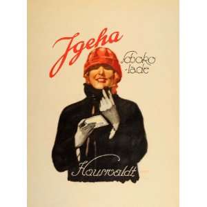  1926 Ludwig Hohlwein Jgeha Schokolade Lithograph Poster 