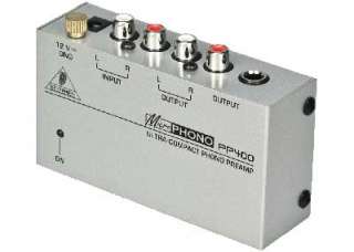  Behringer PP400 Ultra Compact Phono Preamp Musical 