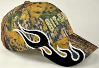 GIT R DONE LARRY THE CABLE GUY SIDE FLAME CAP HAT CAMO  