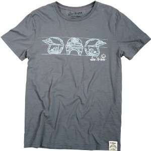   Open Face Mens Short Sleeve Casual Shirt   Gray / X Large Automotive