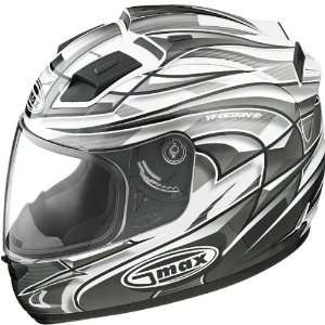  GMAX GM68 Max Mens Full Face Motorcycle Helmet w/ Free B 